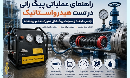 راهنمای عملیاتی پیگ رانی در تست هیدرواستاتیک