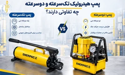 پمپ هیدرولیک تک سرعته و دوسرعته چه تفاوتی دارند؟
